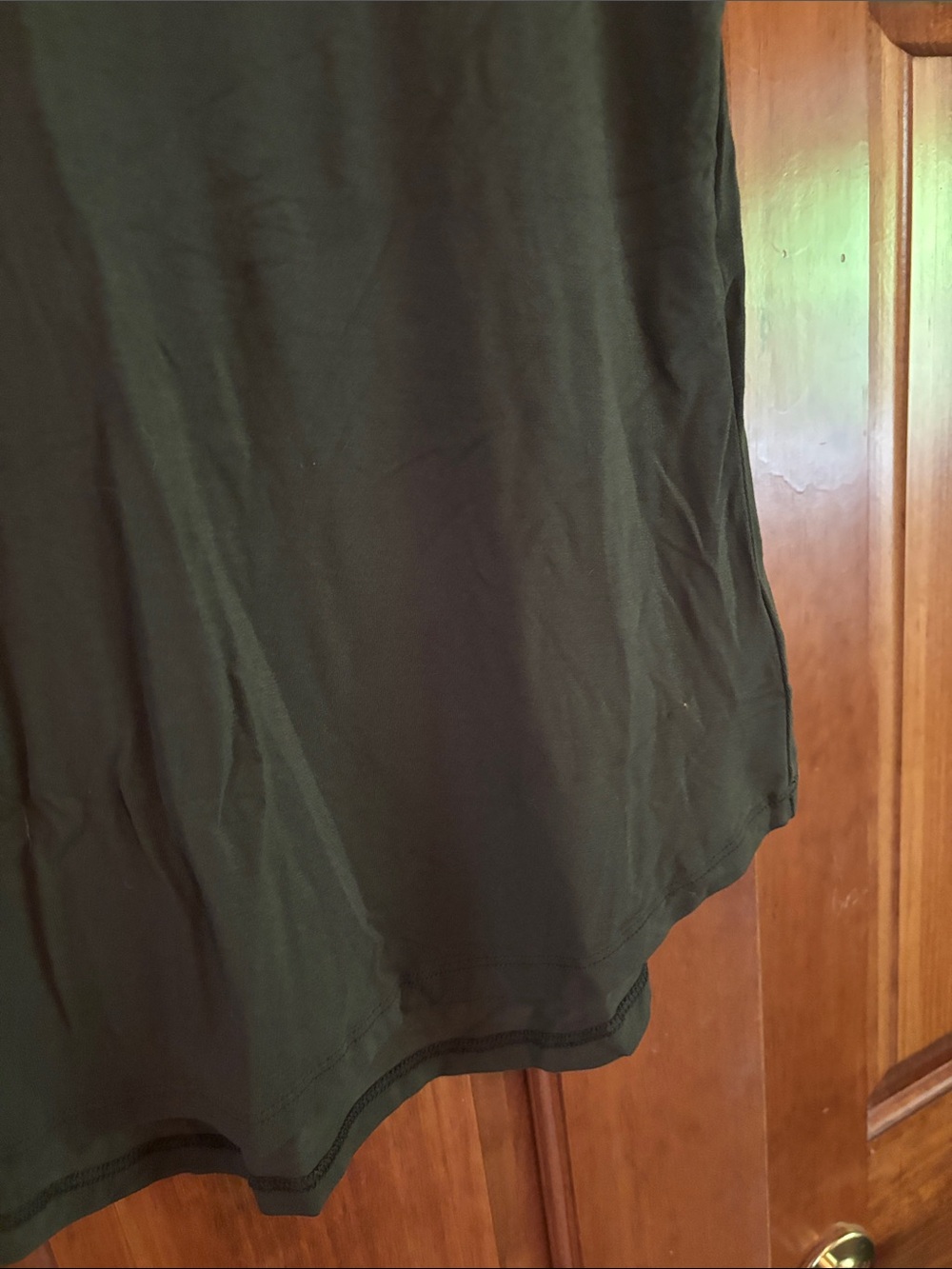 Old Navy Olive Green V-Neck Short Sleeve Tee - Picture 7 of 10